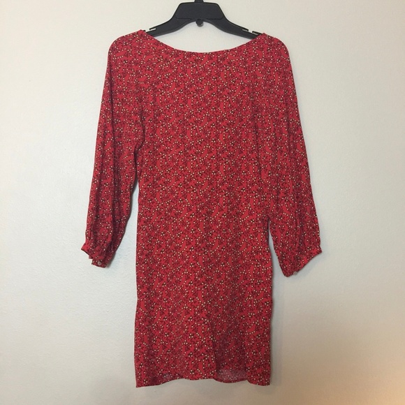 NEW Free People Red Clara Mini Dress - Picture 4 of 8